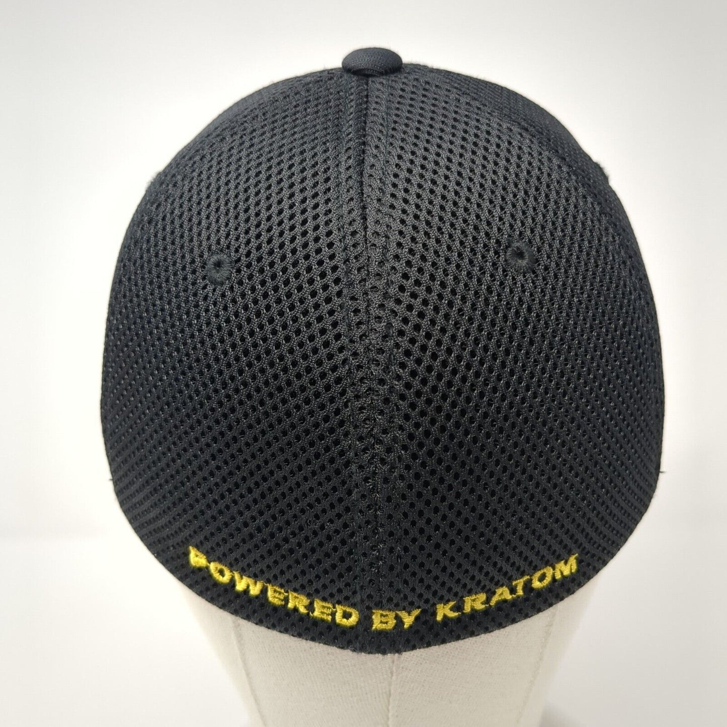 Medicine Man Fitted Hat Black S/M Embroidered Flexfit Breathable Yupoong