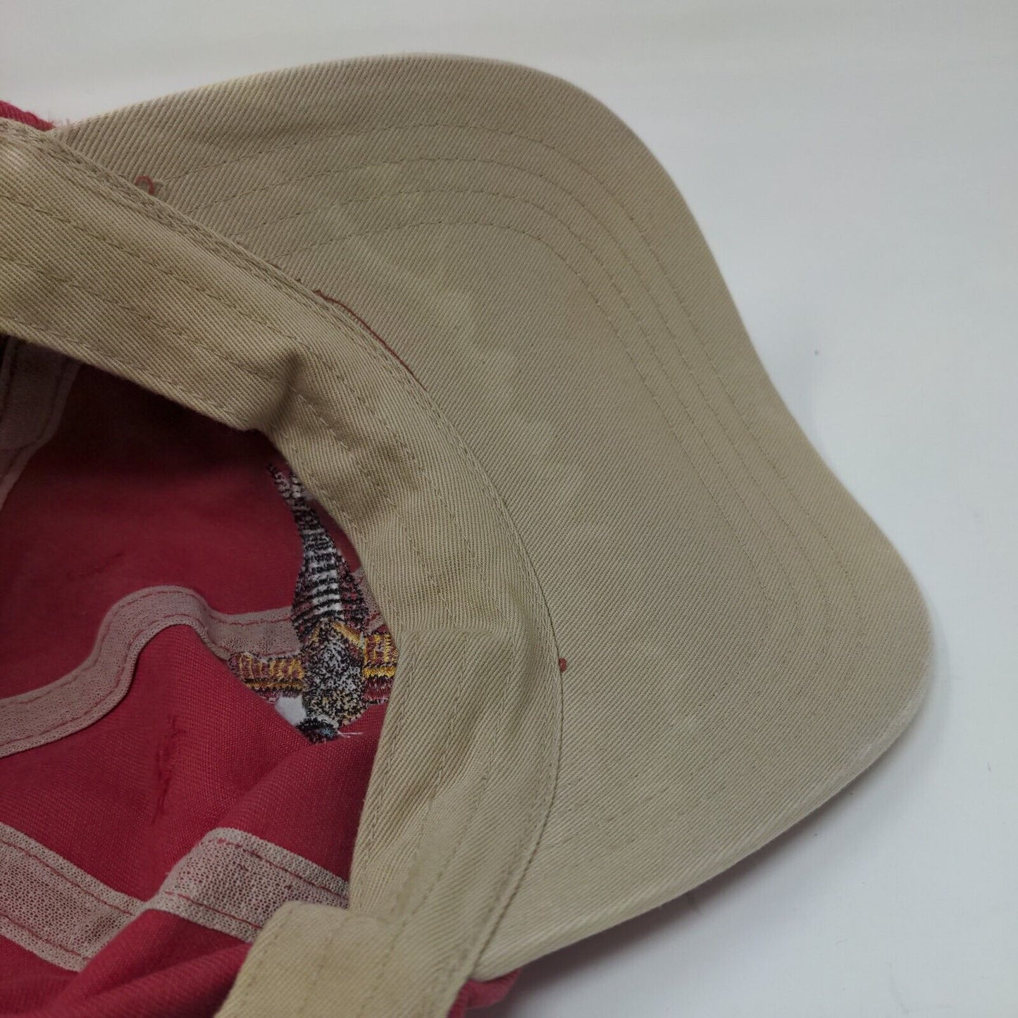 West Richland Golf Club Slideback Hat Red One Size Embroidered Cali Fame