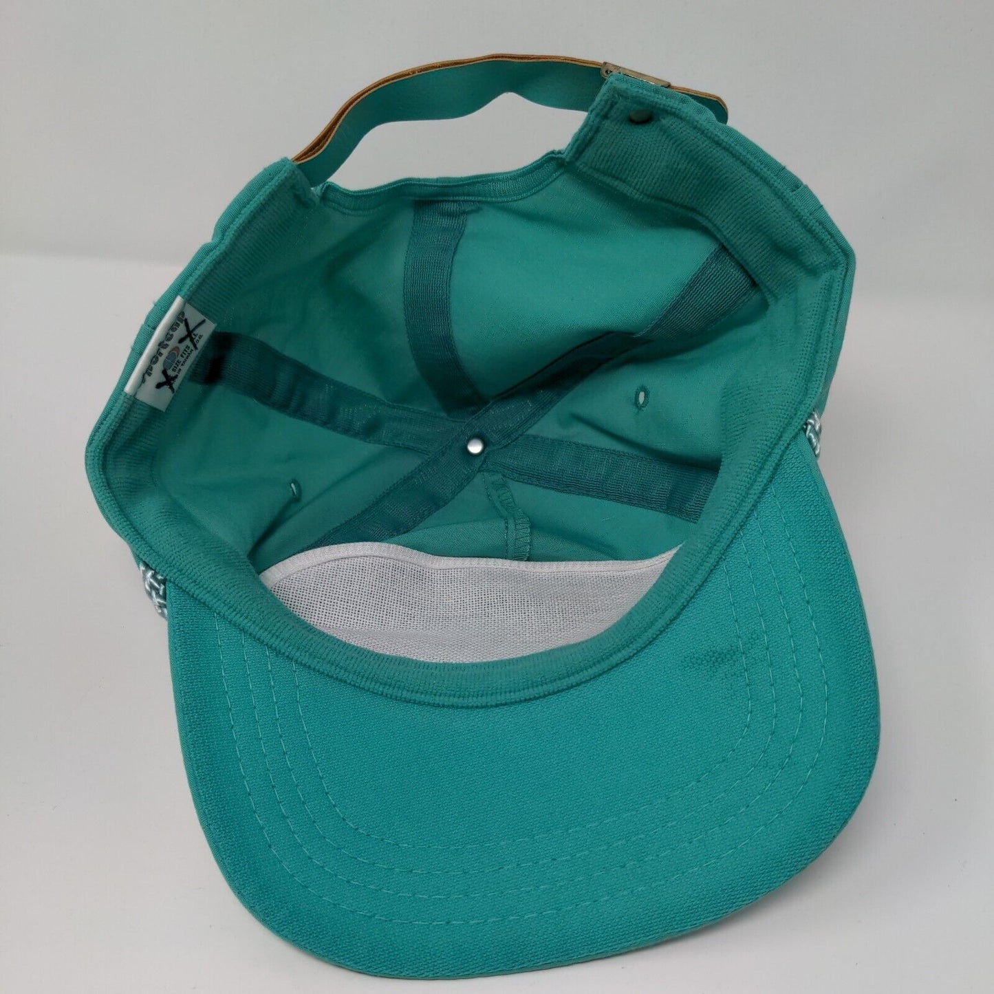 Idaho Helicopter Inc Slideback Hat Green OSFA Adjustable Rope 6 Panel Sportcap