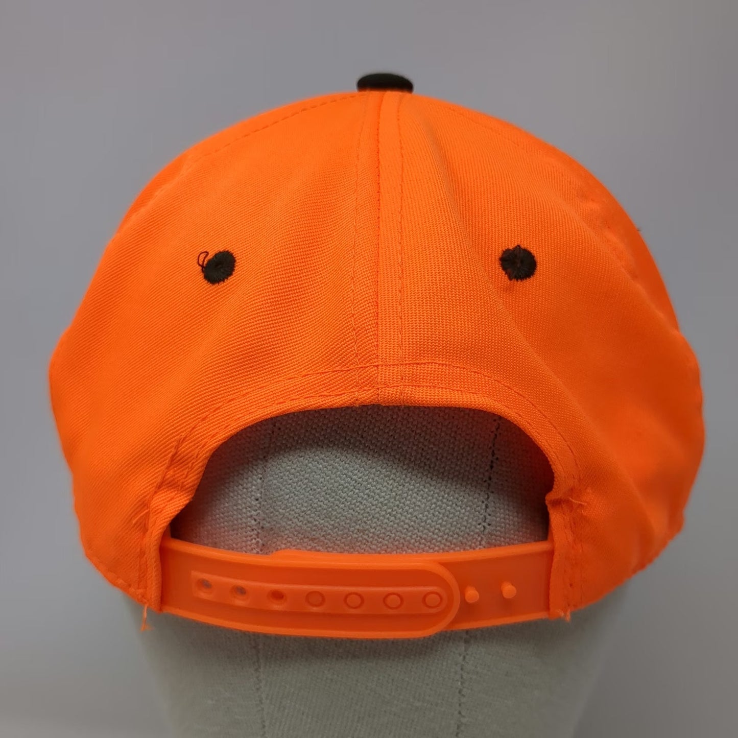 Outdoor Cap Snapback Hat Orange One Size Soma Farms Structured Contrast Brim