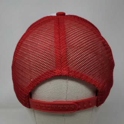2022 Dallas Asian Independence Cup Snapback Trucker Hat Red One Size Mesh Back