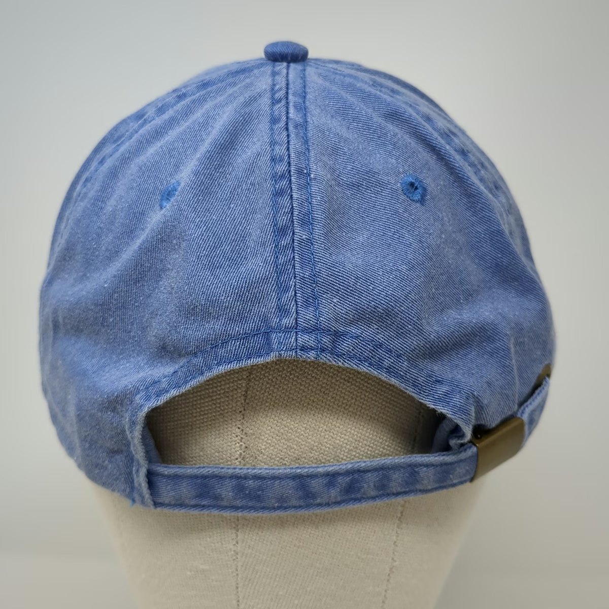 Anvil Daytona Beach Florida Palm Tree Blue Baseball Cap One Size Adjustable Hat