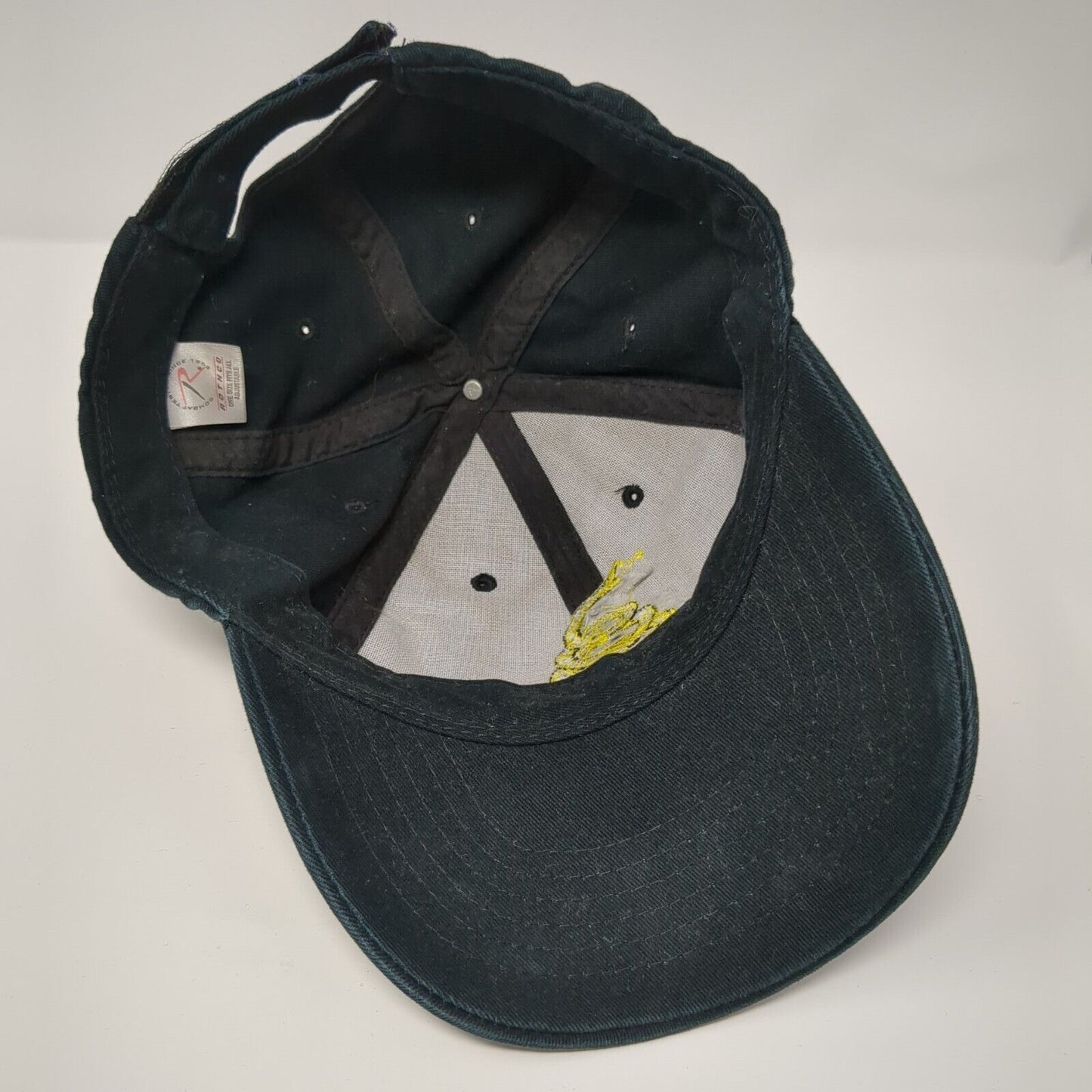 Dont't Tread On Me Starpback Hat Black OSFA Adjustable Embroidered Rothco Cotton