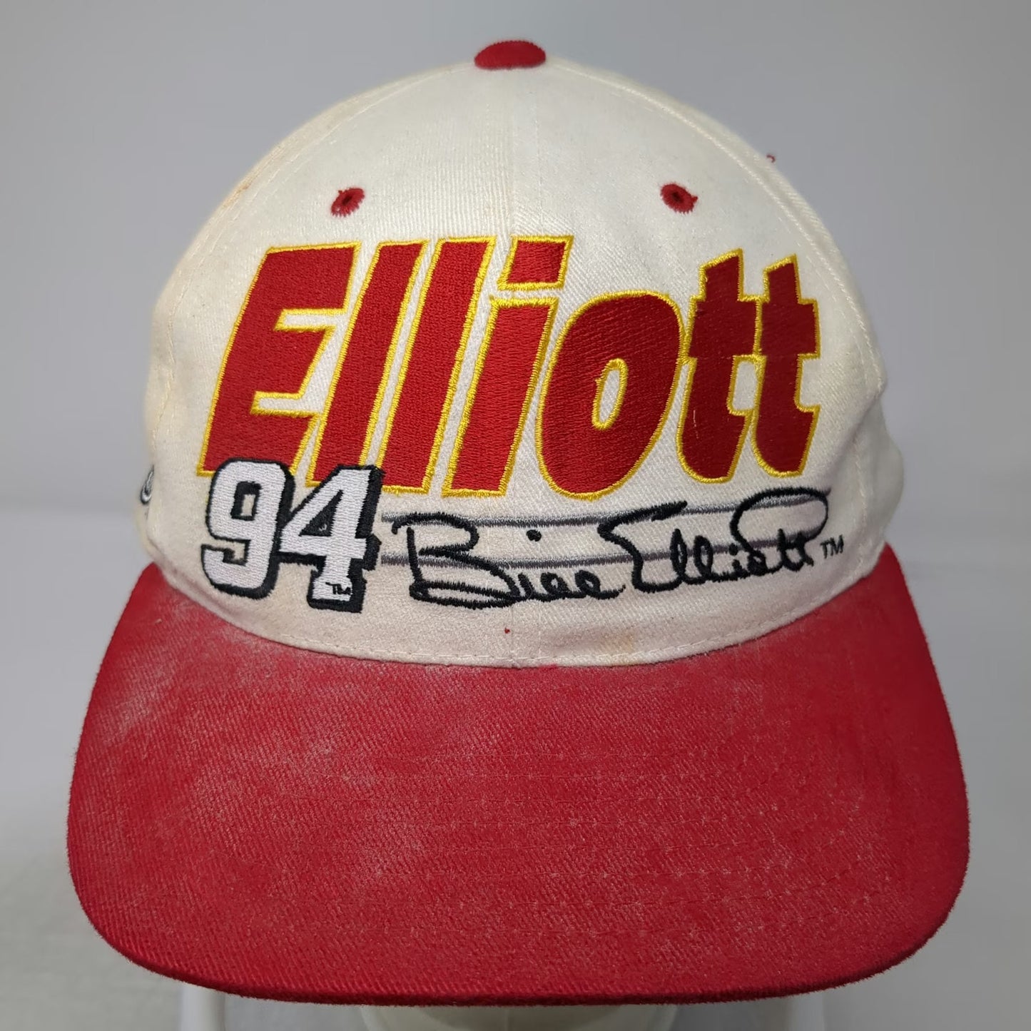 CFS Bill Elliott McDonald's Racing NASCAR 94 White Red One Size Snapback Hat