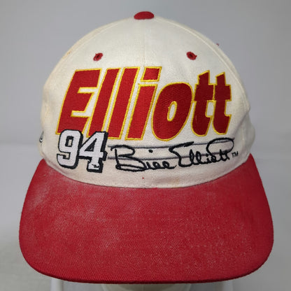 CFS Bill Elliott McDonald's Racing NASCAR 94 White Red One Size Snapback Hat