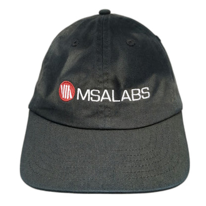 Fersten Worldwide Baseball Cap Black One Size MSALABS Logo Cotton Slideback Hat