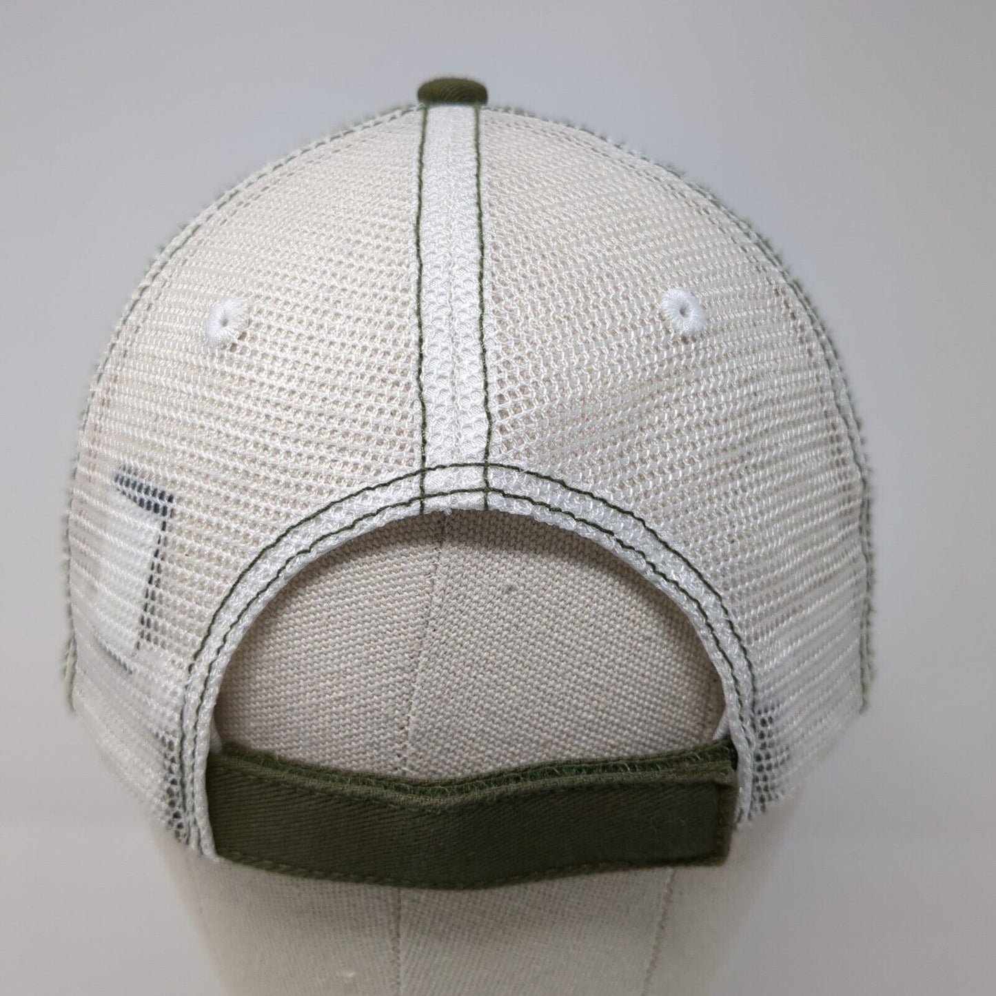 Race To Robie Creek Strapback Trucker Hat Brown One Size Mesh Back District