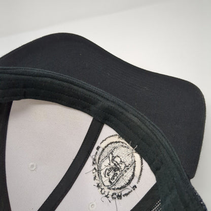 Top Notch Beard Snapback Trucker Hat Black OS Adjustable Mesh Back Richardson