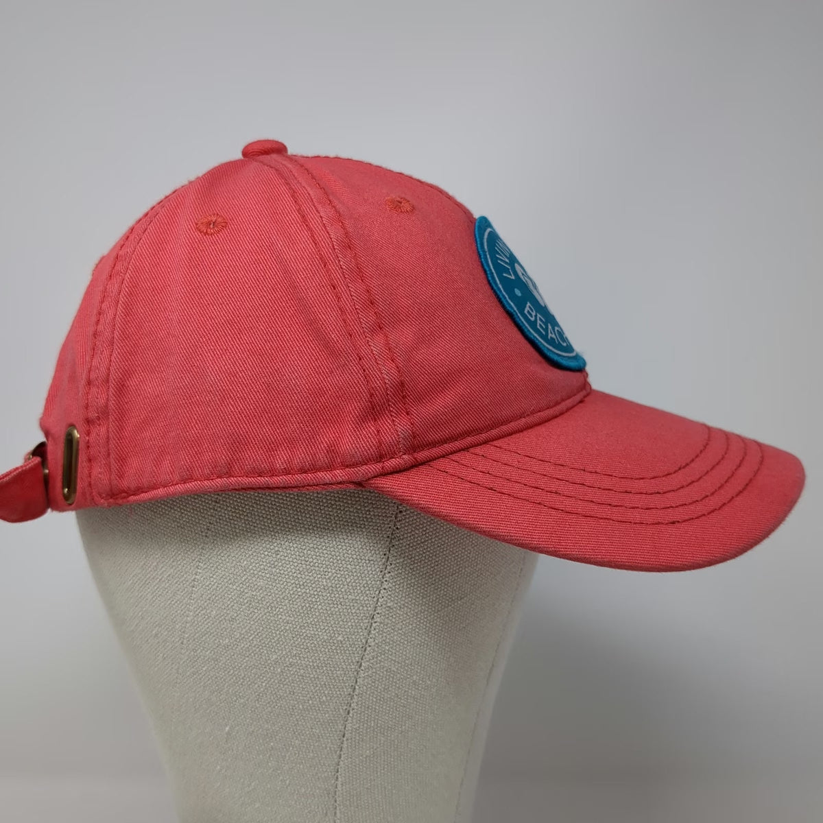 We People Pink Baseball Cap One Size Beach Life Patch Slideback Hat Flip Flops