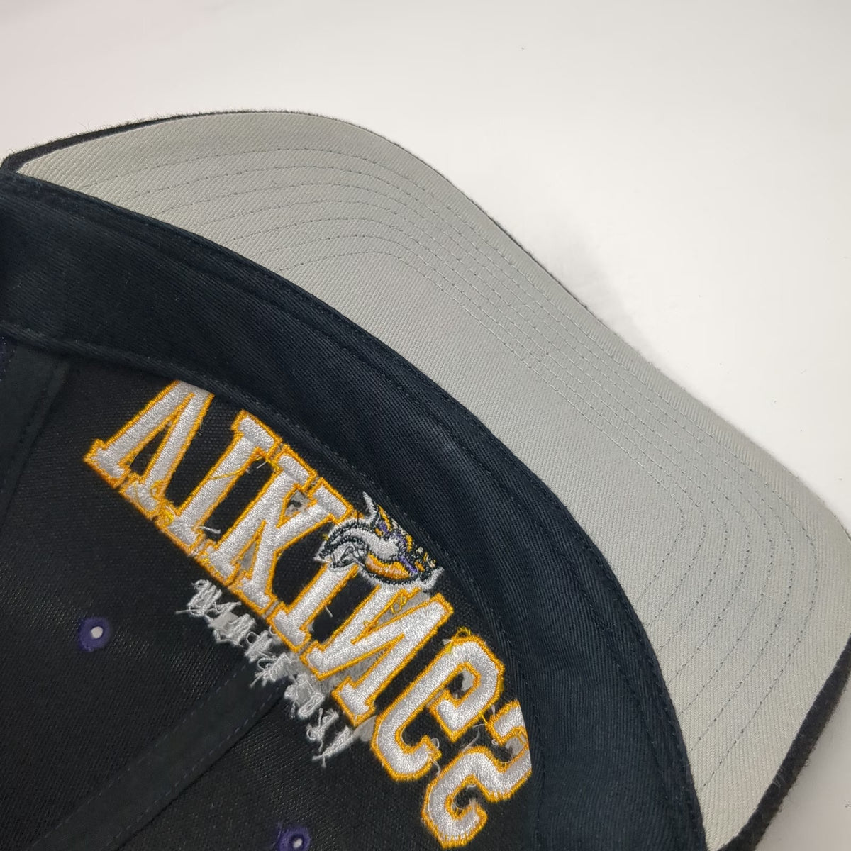 '47 Brand NFL Minnesota Vikings Purple Black One Size Hat Strapback Flat Brim