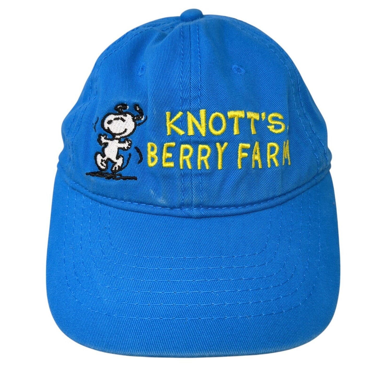 Knott's Berry Farm Strapback Hat Blue One Size Adjustable Solid Jhats