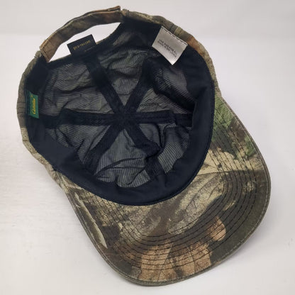 Cabela's Baseball Cap Brown Green Camo Gore-Tex Strapback Hat OS Vintage