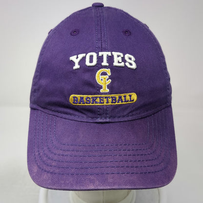 College of Idaho Yotes Basketball Legacy Cap Purple White Yellow One Size Hat