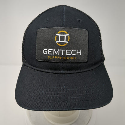 Gemtech Suppressors Patch Snapback Trucker Hat Black OSFA Mesh Back