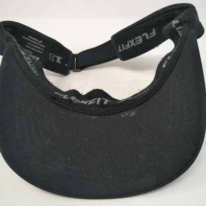 Honolua Surf Co Visor Black One Size Flexfit 110 Hawaii Adjustable Beach Hat