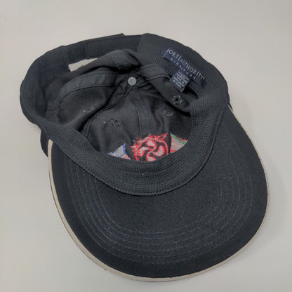 Txoko Ona Flags Strapback Hat Black One Size Embroidered Port Authority