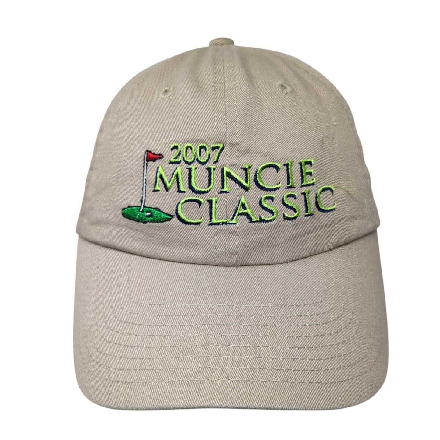 2007 Muncie Classic Slideback Hat Tan One Size Adjustable Top Of The World
