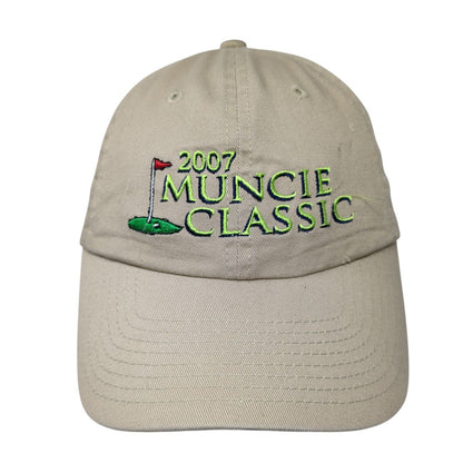 2007 Muncie Classic Slideback Hat Tan One Size Adjustable Top Of The World