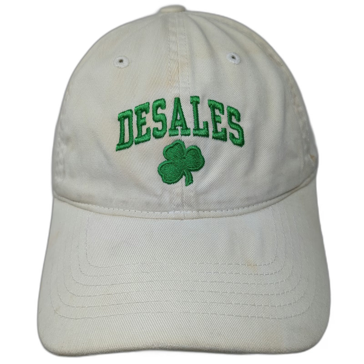 ML Authentic Headwear Baseball Cap Beige One Size DeSales Shamrock Cotton Hat