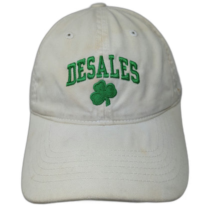 ML Authentic Headwear Baseball Cap Beige One Size DeSales Shamrock Cotton Hat