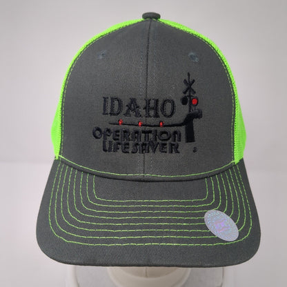 Idaho Operation Life Saver Snapback Trucker Hat Multi OS Adjustable Mesh Back