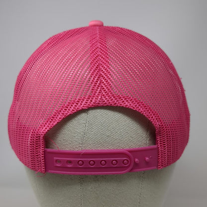 Poppi Trucker Hat Pink One Size this is my COWBOY Graphic Mesh Snapback Rope