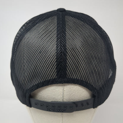 Idaho Prep Co. Patch Snapback Mesh Back Trucker Hat Black One Size