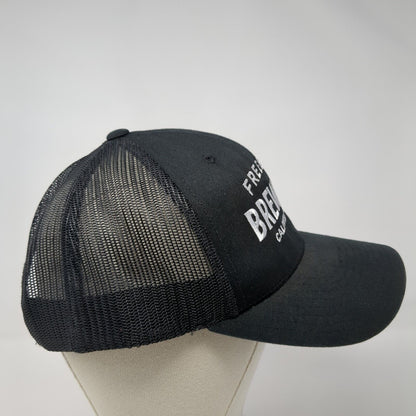 Freedom Brewfest Caldwell Idaho Snapback Trucker Hat Black OSFA Mesh Back