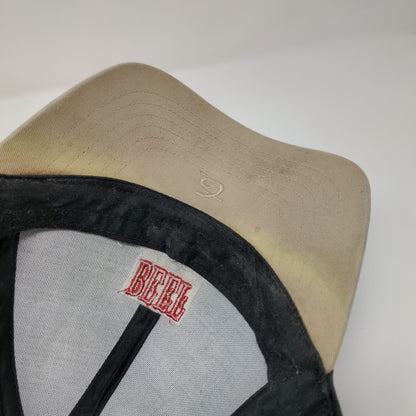 Beef It's What's For Dinner Strapback Hat Black OSFM Embroidered