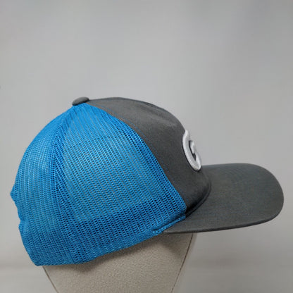 GC Snapback Mesh Back Trucker Hat Multi One Size Embroidered Colorblock