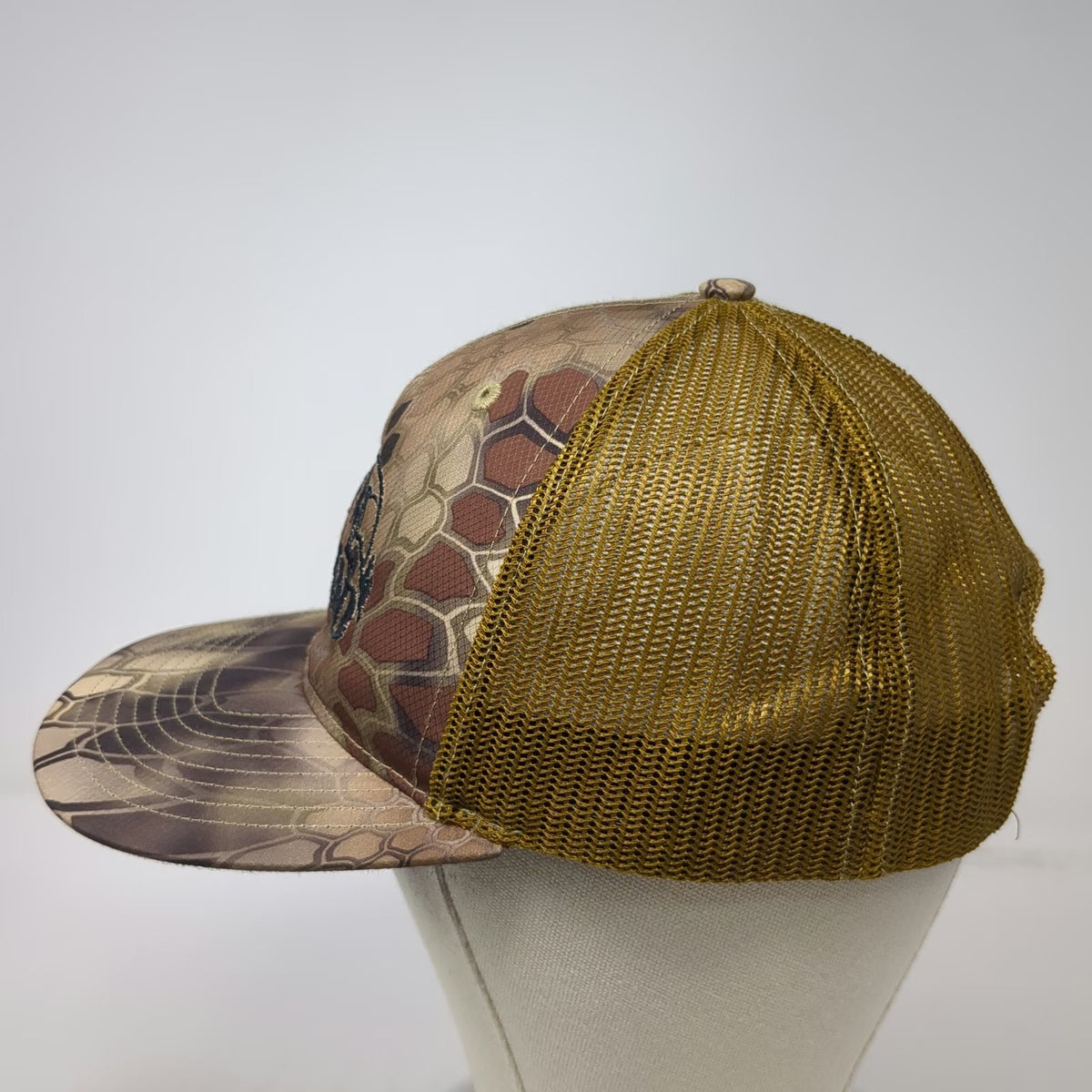 Richardson Trucker Hat Brown Camo One Size Mesh Back Snapback Bedford Outdoors