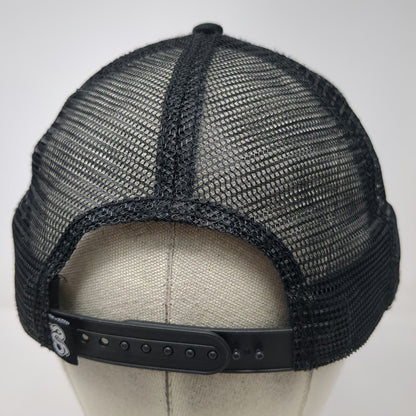 Galpin Auto Sports Trucker Hat Black Blue One Size Mesh Back Snapback GAS Logo