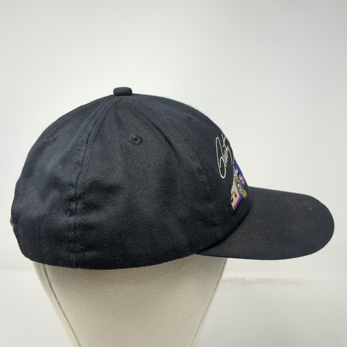 K-Products Snapback Hat Black Rusty Wallace Miller Lite Racing Car #2 Vintage