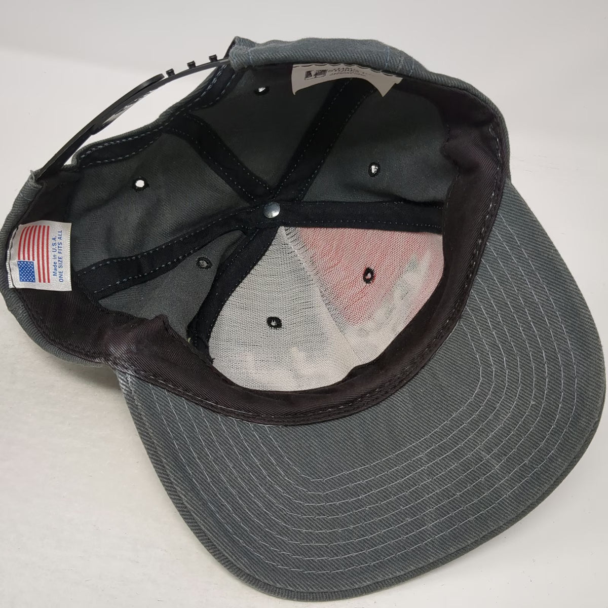 Hamilton Stores Snapback Gray Red Green One Size Yellowstone Hat Hiker USA Made