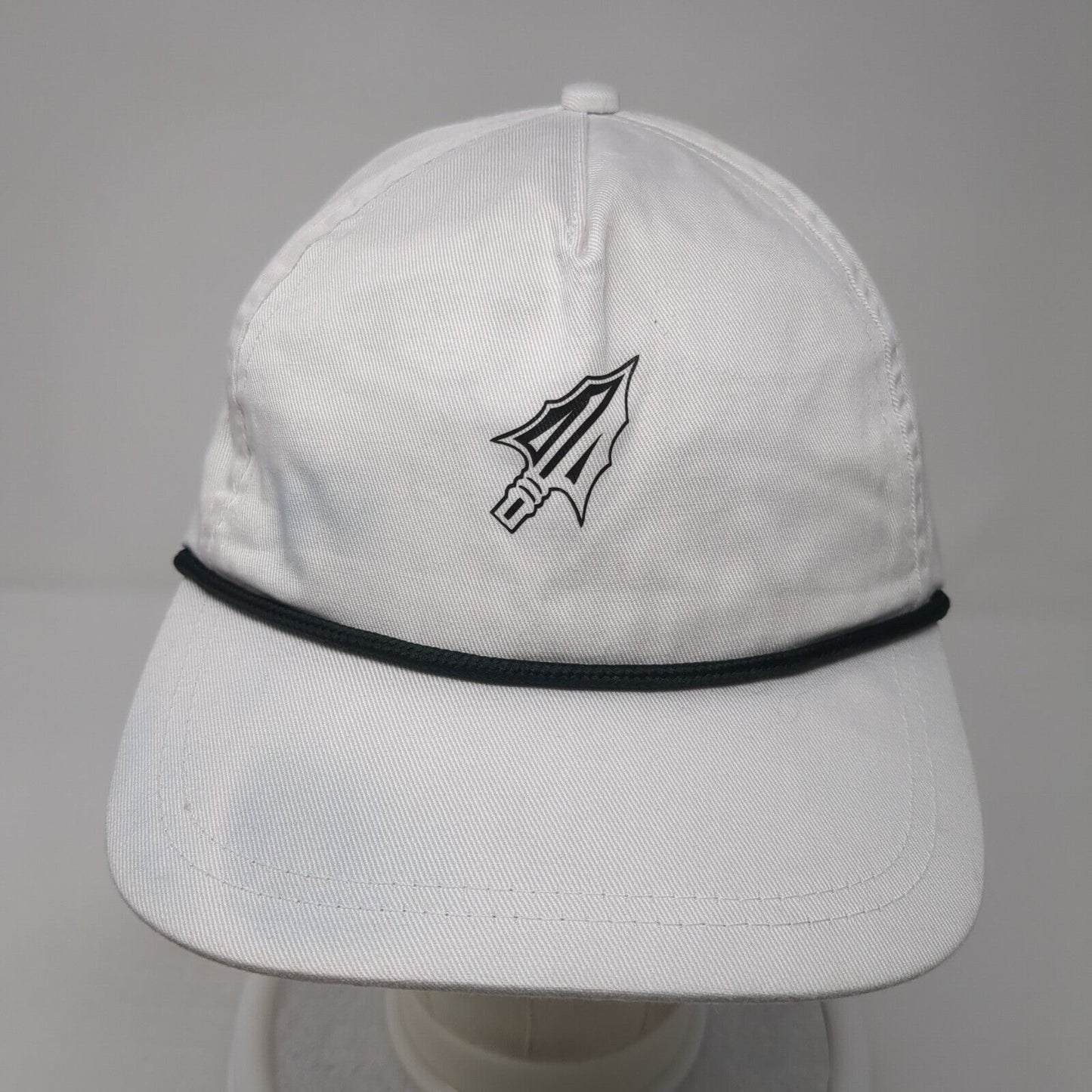 Truist Snapback Hat White One Size Adjustable 6 Panel Rope Port Authority