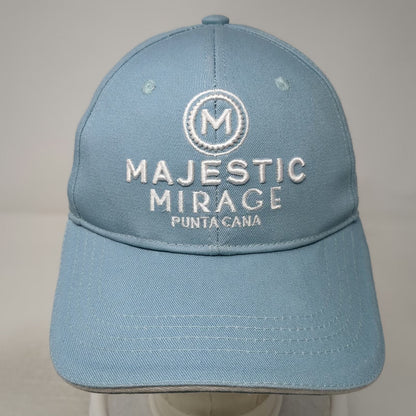 Majestic Mirage Punta Cana Resort Baseball Cap Blue One Size Slideback Logo Hat