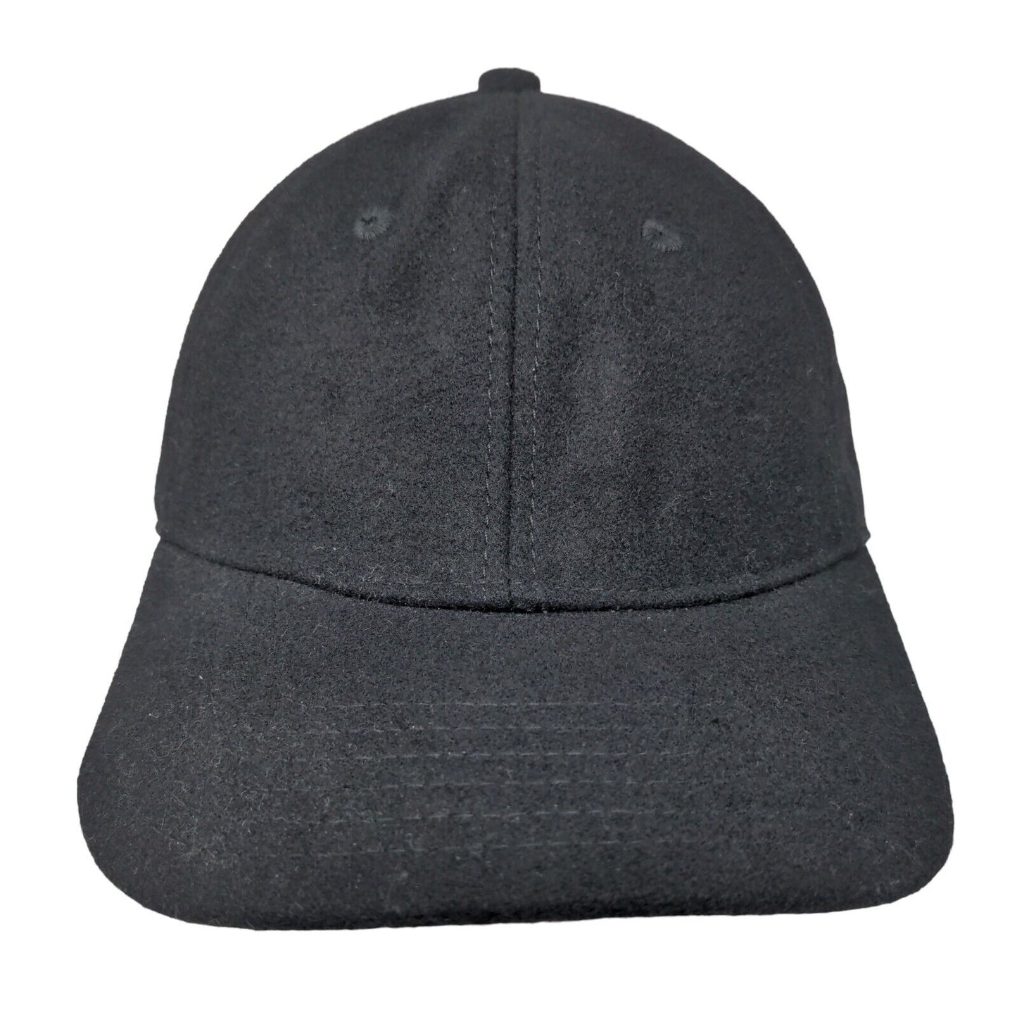 Gadiemkensd Slideback Hat Black Large Adjustable 6 Panel Wool Solid Blank