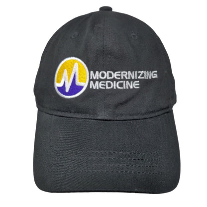 Modernizing Medicine Adult Slideback Hat Black One Size Embroidered Outdoor Cap