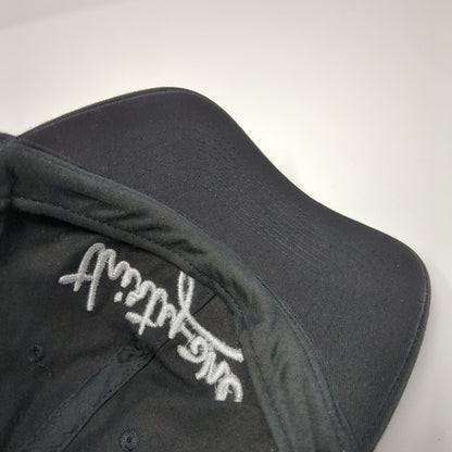 Thirty-One Slideback Hat Black One Size Adjustable Embroidered Vented Holes