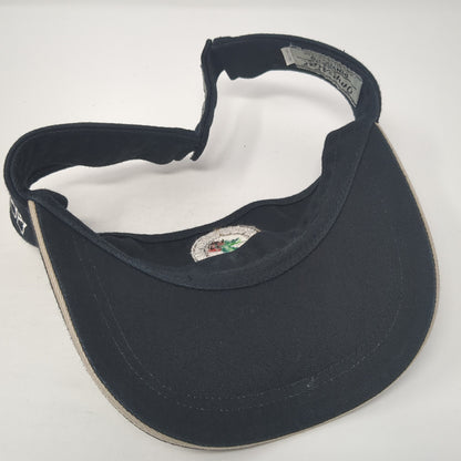 The International Est. 1986 Sun Visor Hat Black One Size Adjustable Imperial