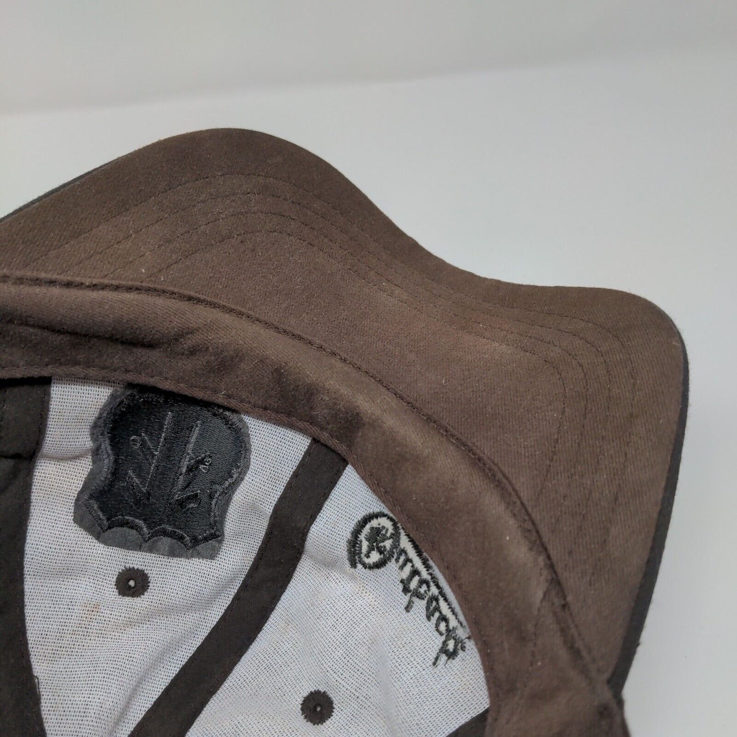 Outback Slideback Aussie Slugger Cap Brown OSFA Adjustable Embroidered Cotton