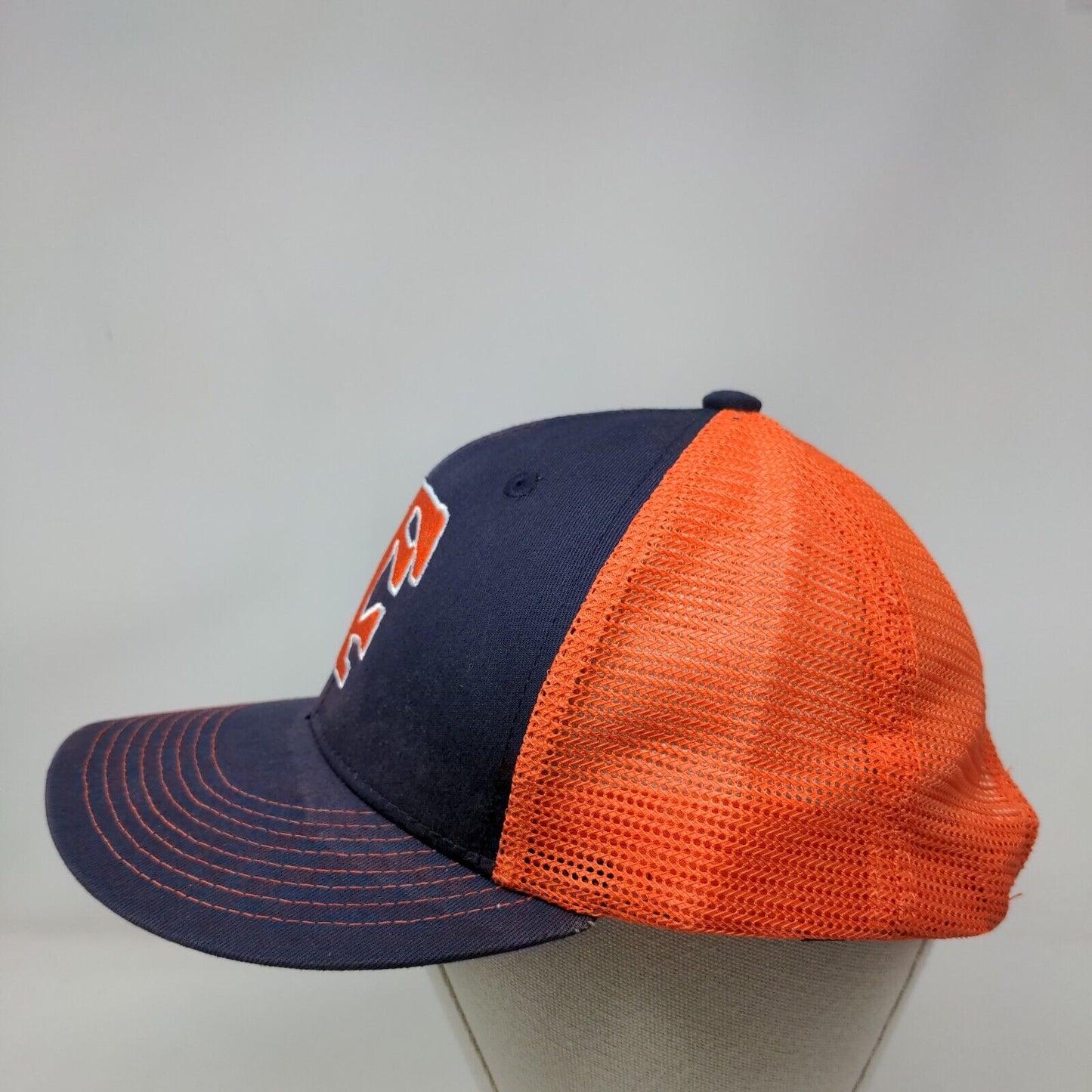 Clemson Tigers Snapback Mesh Back Trucker Hat Blue Orange OS Embroidered NCAA