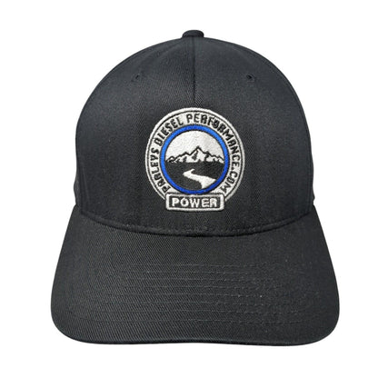 Parleys Diesel Performance Fitted Hat Black L-XL Flexfit Embroidered