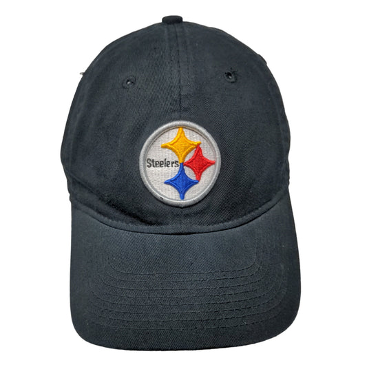 Reebok NFL Men's Slideback Hat Black Size OSFA Embroidered Pittsburgh Steelers