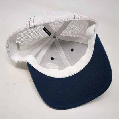 Fidelity National Title Fitted Trucker Hat Blue S/M Flexfit Mesh Back Richardson