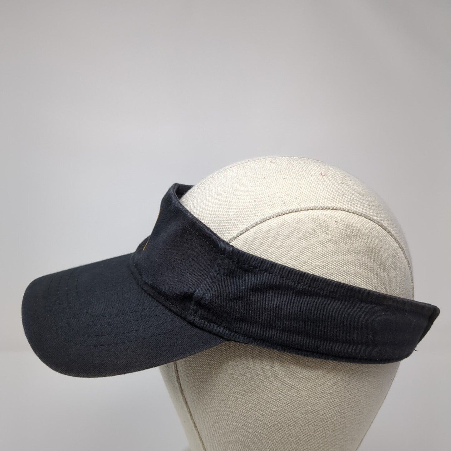 Qdoba Strapback Sun Visor Hat Black One Size Adjustable Embroidered