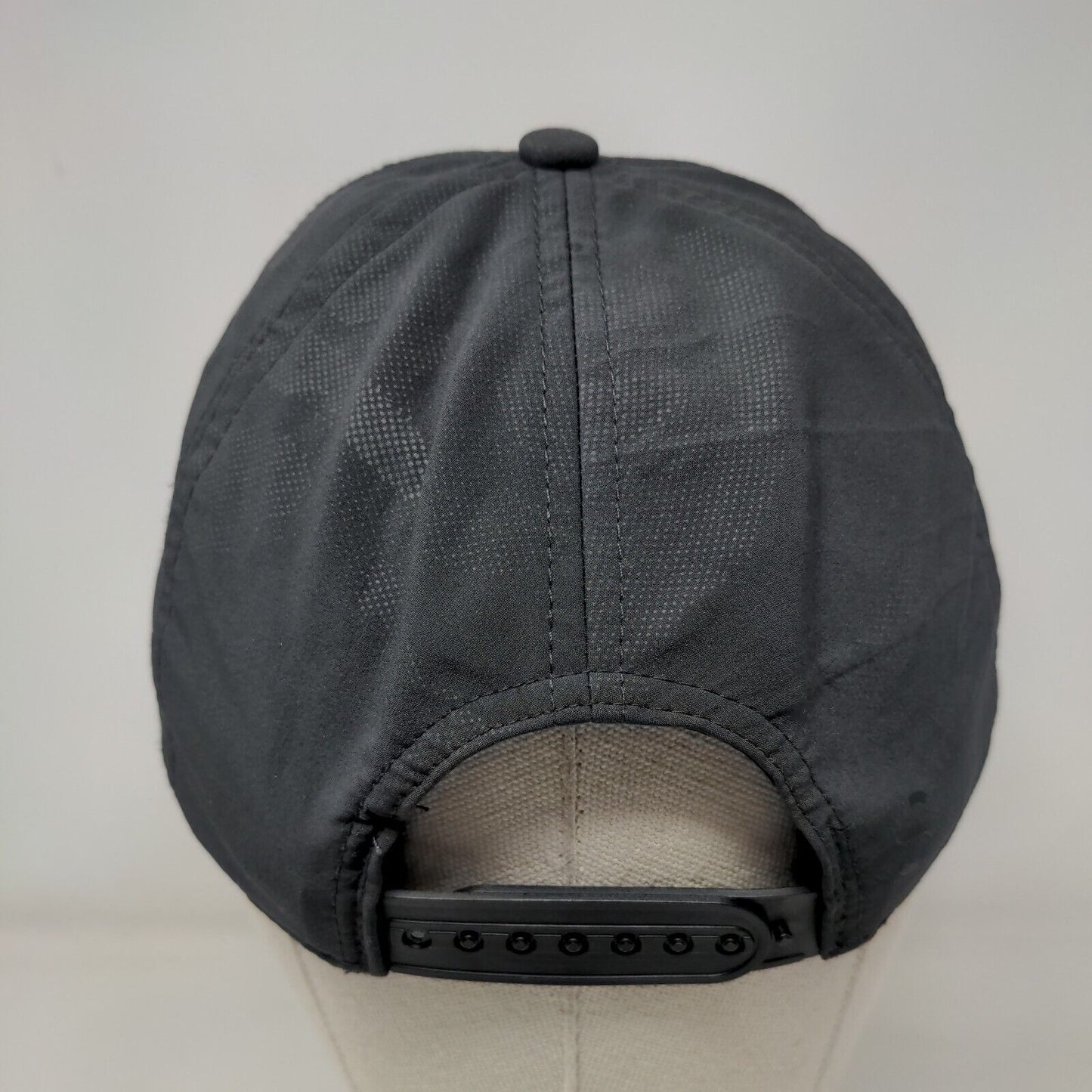 H&M Snapback Hat Black Camo One Size Adjustable 6 Panel Blank