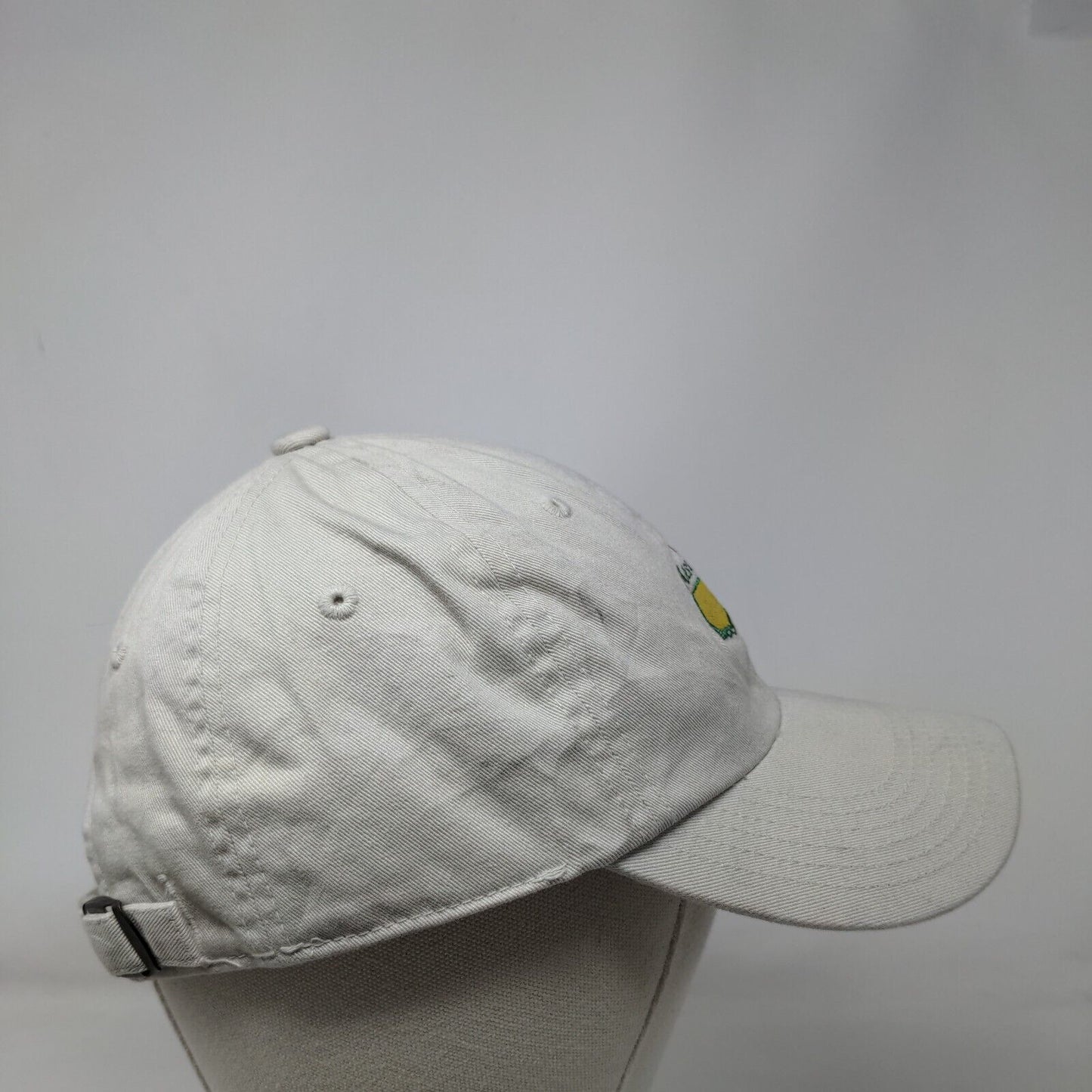 Masters Golf Slideback Hat Tan One Size Embroidered American Needle