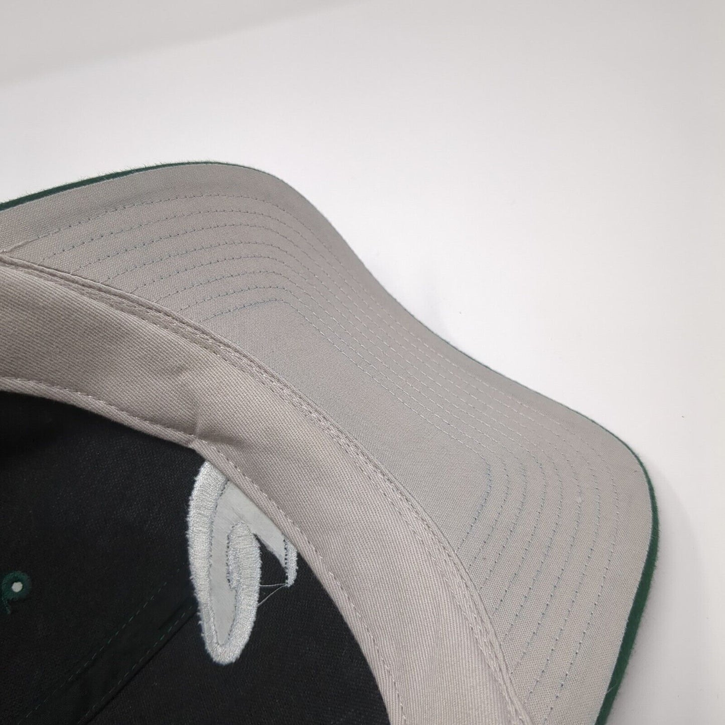 Letter C Snapback Hat Green One Size Small Solid Adjustable Richardson