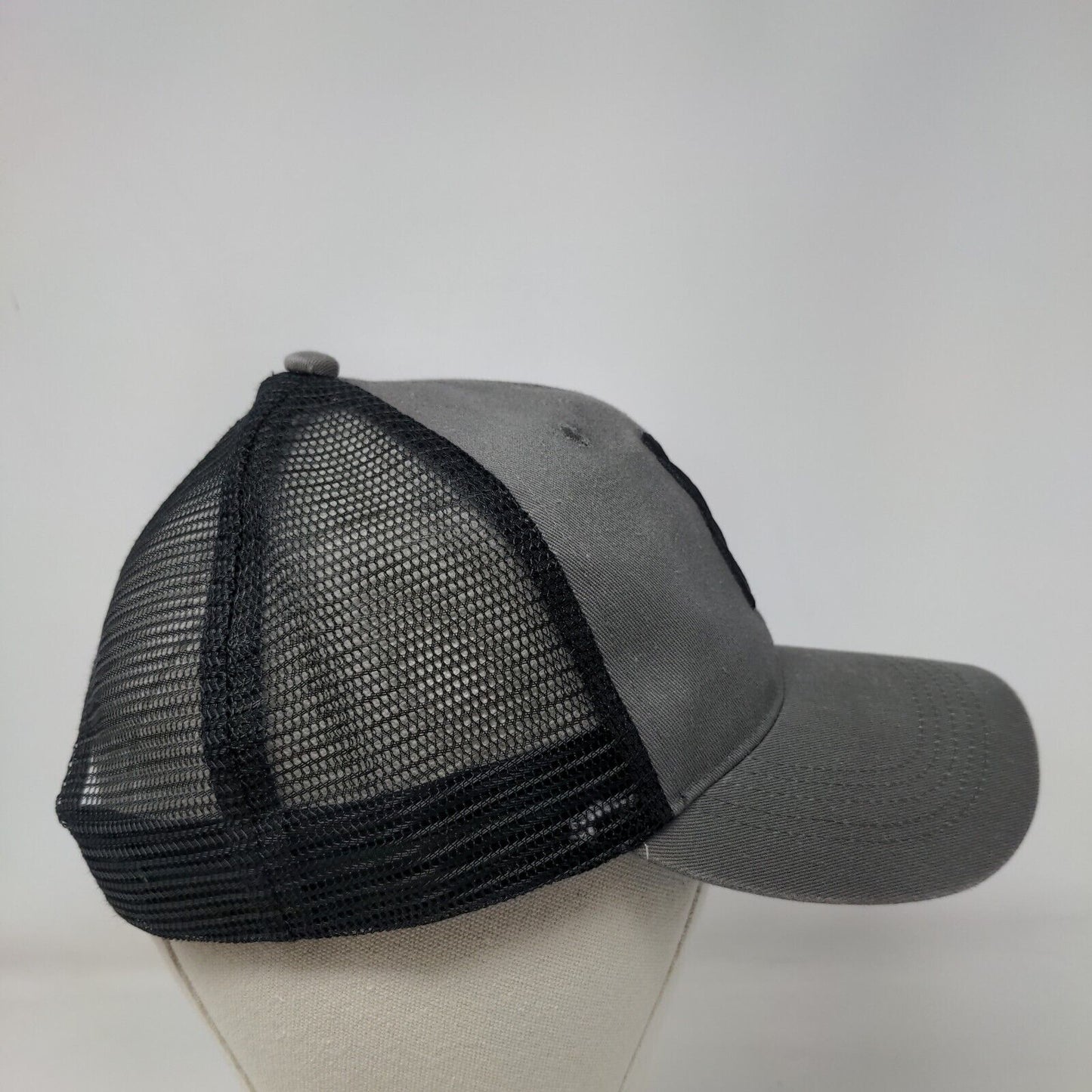 Mission43.Org Snapback Trucker Hat Gray One Size Adjustable Mesh Back 6 Panel